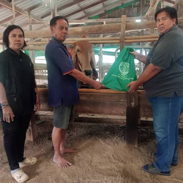 เยี่ยมเยียนเกษตรกรหลังน้ำลดเพื่อเป็นขวัญและกำลังใจ