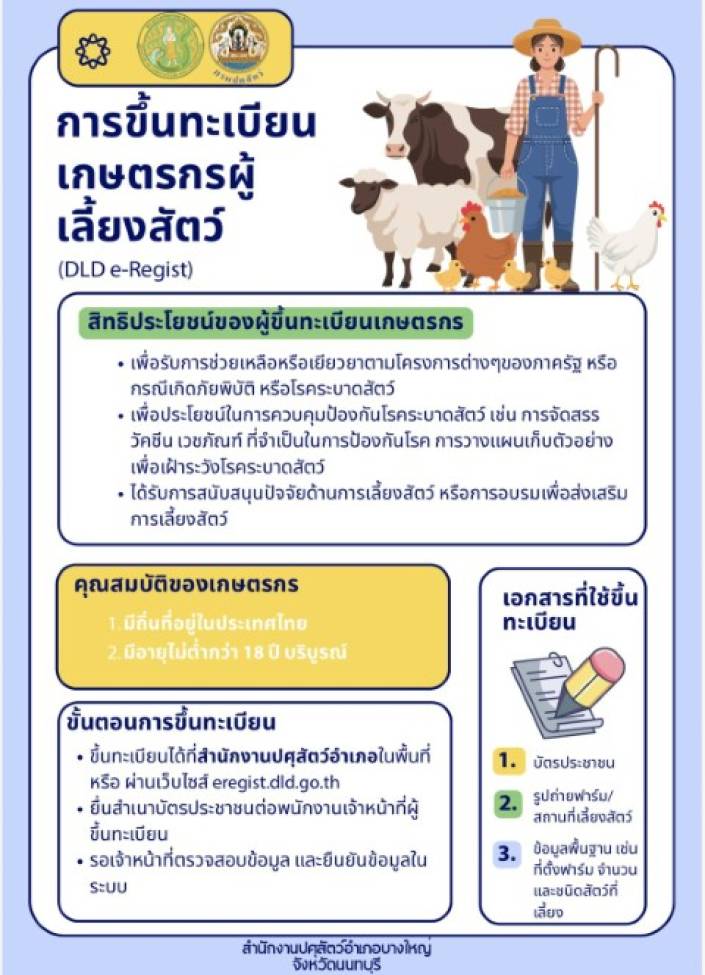 จังหวัดนนทบุรี-6903-การขึ้นทะเบียนเกษตรกรผู้เลี้ยงสัตว์