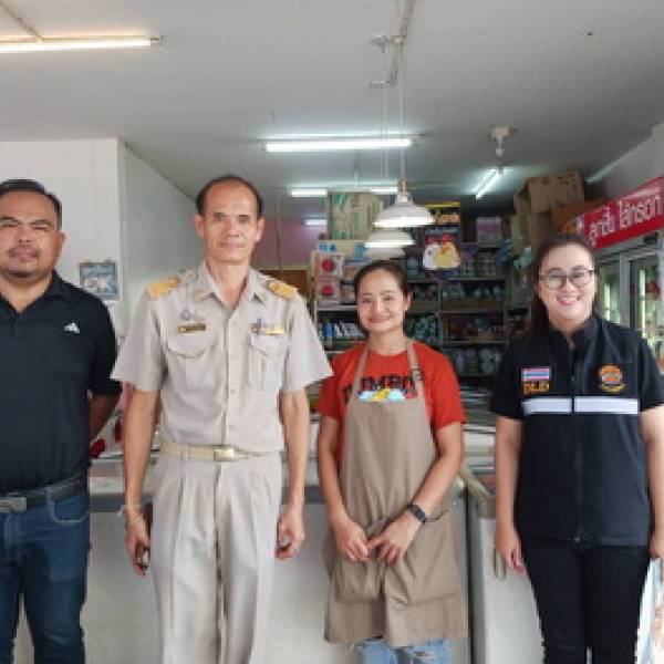 ปศุสัตว์ชัยนาทตรวจติดตามสถานที่จำหน่ายเนื้อสัตว์และไข่สด ตามโครงการปศุสัตว์ OK