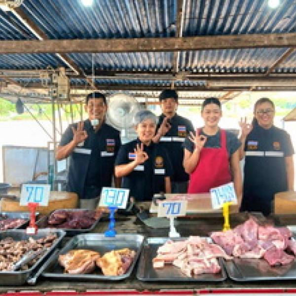 ปศุสัตว์ชัยนาท ตรวจติดตามโครงการตลาดสด OK