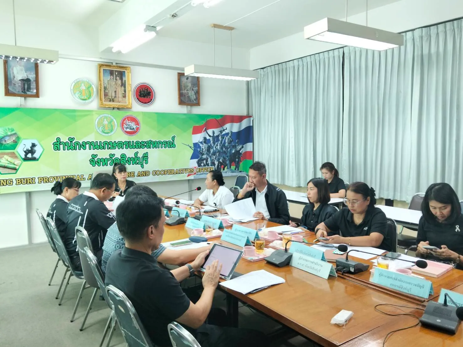 ปศุสัตว์สิงห์บรีร่วมประชุมคณะกรรมการศูนย์ ติดตามและแก้ไขปัญหาด้านภัยพิบัติด้านเกษตร จ้งหวัดสิงห์บุรี ครั้งที่ 2/2569