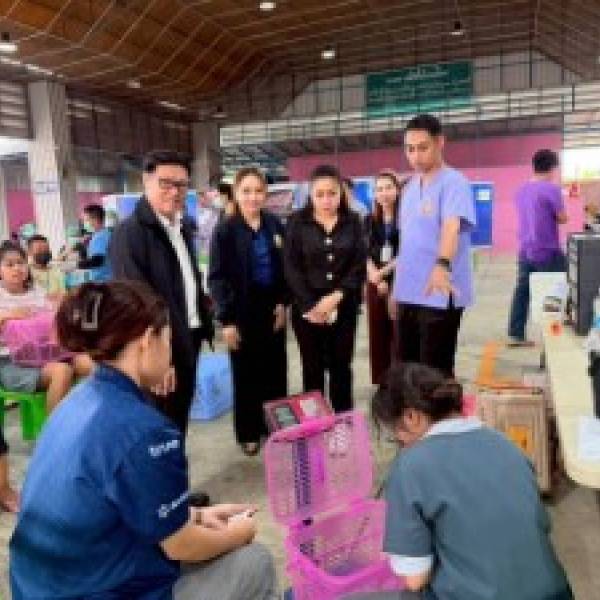 จังหวัดนนทบุรี-กิจกรรมออกหน่วยสัตวแพทย์เคลื่อนที่ผ่าตัดทำหมันสุนัข-แมว
