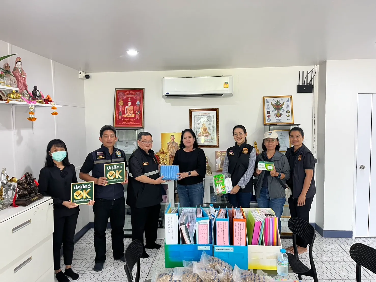 ปศุสัตว์สิงห์บุรี ตรวจประเมินสถานที่ จำหน่ายไข่สดปลอดภัย ใส่ใจผู้บริโภค (ปศุสัตว์ OK)