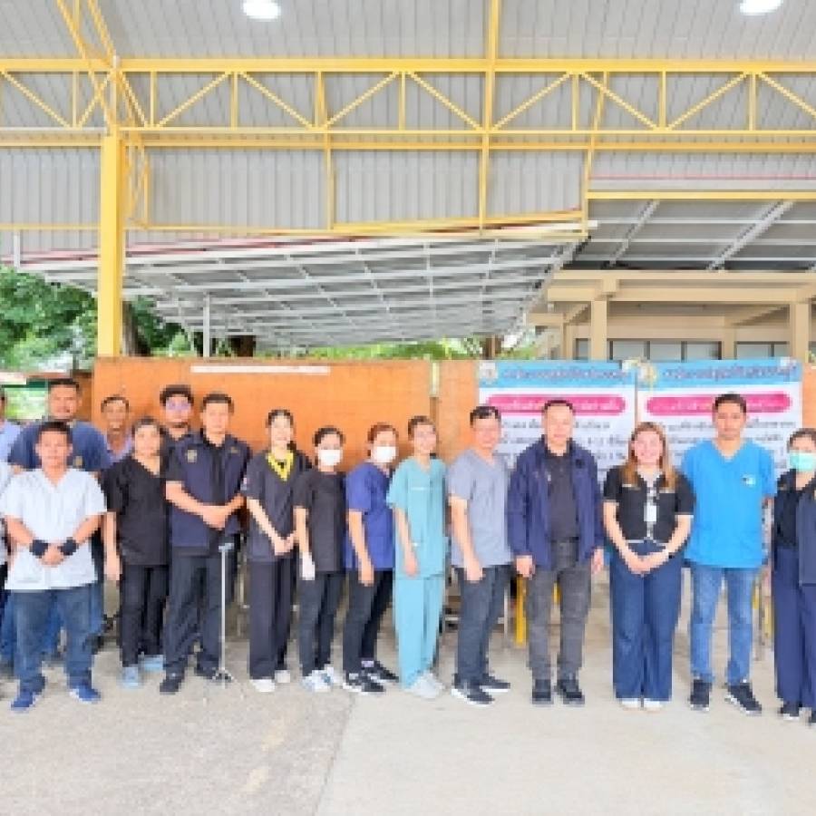 สำนักงานปศุสัตว์เขต 1 เข้าร่วมปฏิบัติงานผ่าตัดทำหมันสุนัขและแมว ณ วัดโปรดเกษ ตำบลคลองพระอุดม อำเภอปากเกร็ด จังหวัดนนทบุรี
