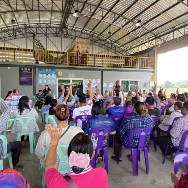 สำนักงานปศุสัตว์อำเภอแก่งคอยเข้าร่วมประชาคมเกษตรกรผู้ประสบภัยแล้ง ปี  ๒๕๖๘