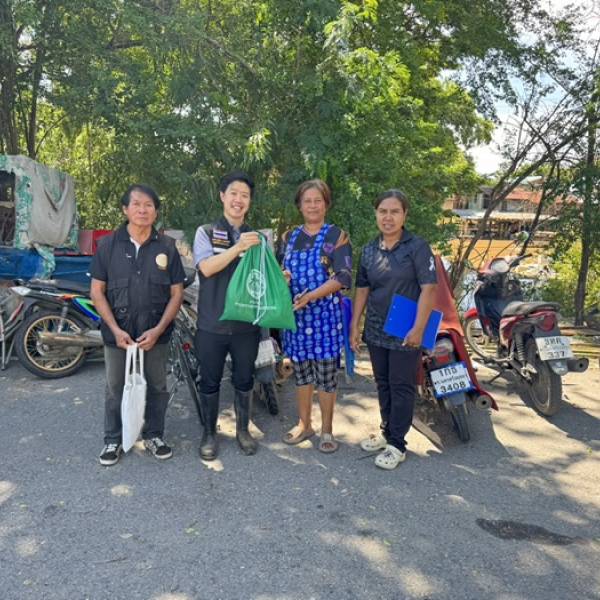 ติดตามสถานการณ์ภัยพิบัติด้านปศุสัตว์(อุทกภัย)และตรวจเยี่ยมให้แนะนำการเลี้ยงสัตว์