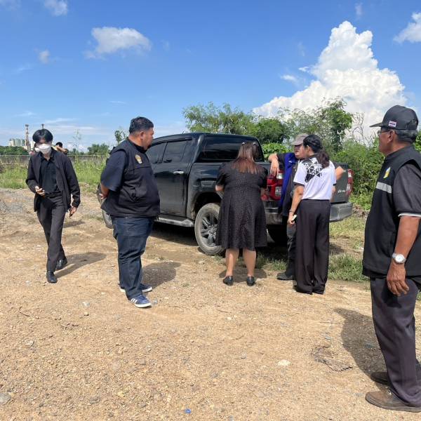 สำนักงานปศุสัตว์อำเภอเมืองอ่างทอง  ร่วมลงพื้นที่ตรวจสอบข้อเท็จจริง กรณีเรื่องร้องเรียนได้รับความเดือดร้อนจากการประกอบกิจการฟาร์มเลี้ยงนกกระทา
