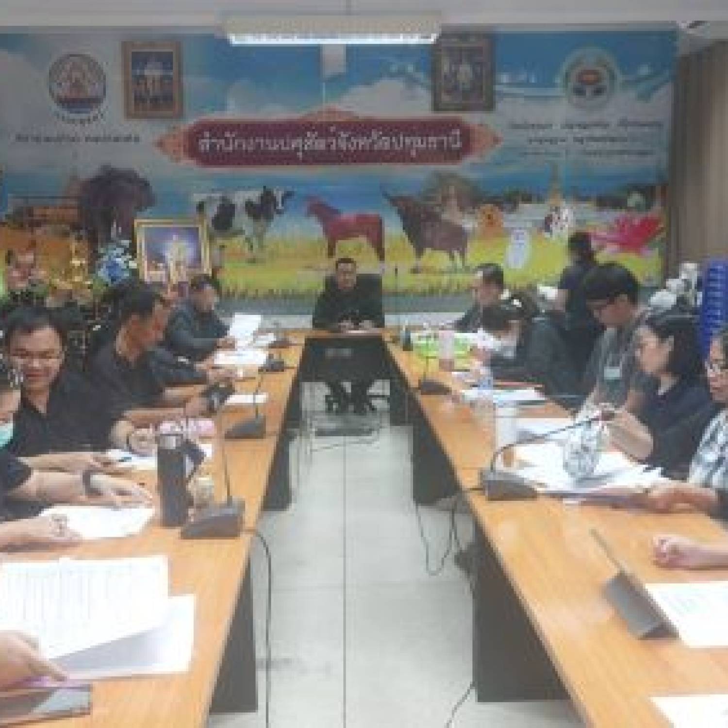 สำนักงานปศุสัตว์จังหวัดปทุมธานี ประชุมประจำเดือน พฤศจิกายน 2568 