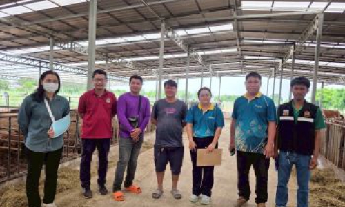 สำนักงานปศุสัตว์เขต 1 ออกตรวจติดตามฟาร์มเครือข่ายสัตว์พันธุ์ดีกรมปศุสัตว์ ประจำปีงบประมาณ พ.ศ. 2568 รอบที่ 2/2568
